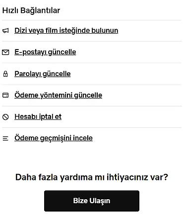 Netflix Hesap Sorunları